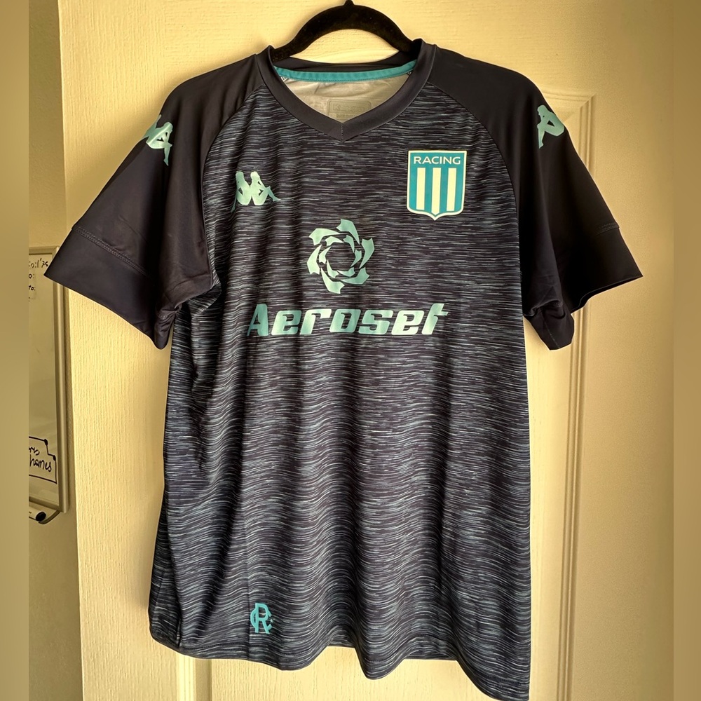 Argentina Kappa Racing Club Soccer fútbol original T-shirt Size M